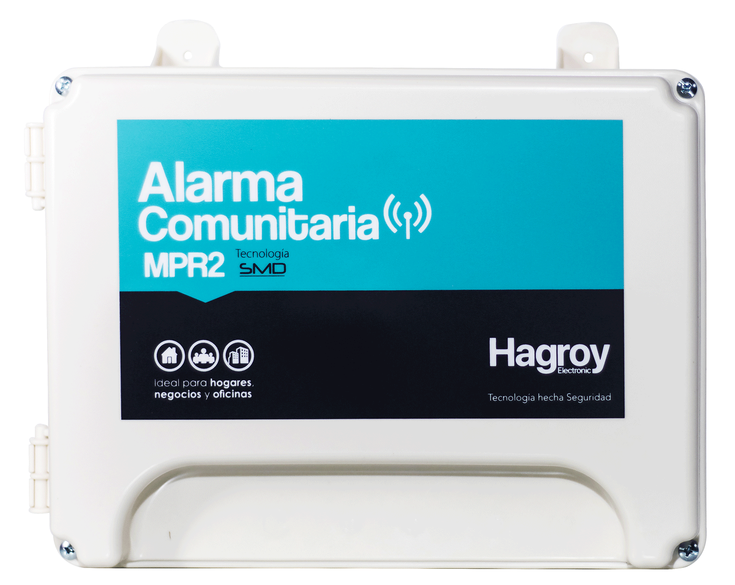 HG-MPR2-220. Alarma comunutaria MPR2 para 62 controles alcance de 500m 1 sirena